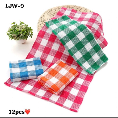 Lot de 12 torchons en Coton