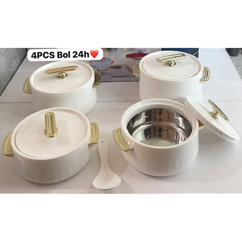 Ensemble bol 4piéces 24heures