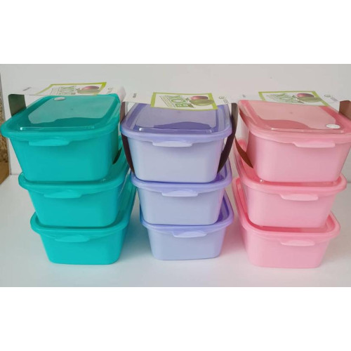 Ensemble bol plastique 3 pièces de stockage des aliments