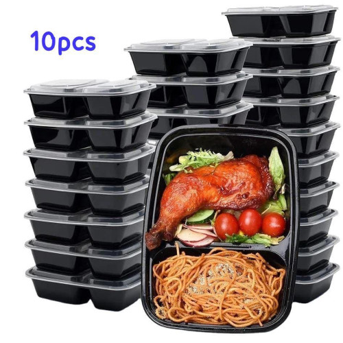 Barquettes avec Couvercle pour boîte à emporter en plastique PP