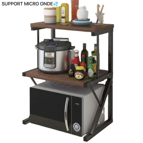 Bois étagère Micro-Ondes Cuisine