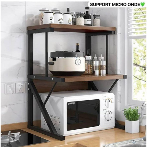 Bois étagère Micro-Ondes Cuisine