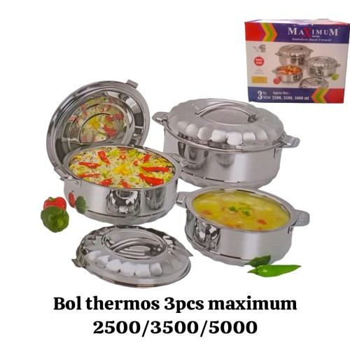 SET DE 3 BOLS ISOTHERMES 24HEURES