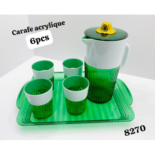 Ensemble carafe - 6pièces