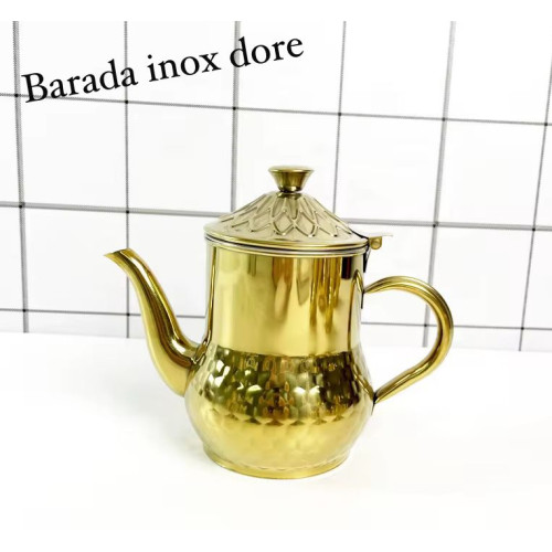 Théière En Inox - Doré