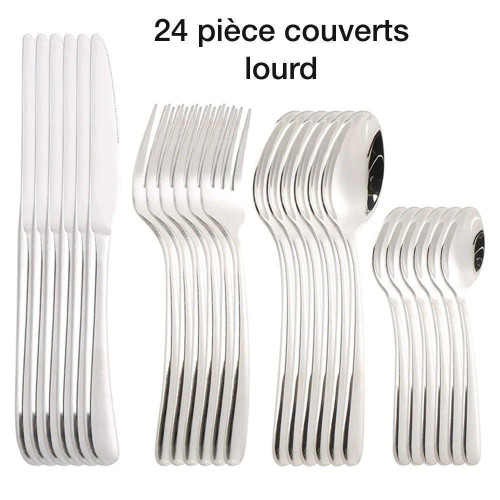 Ensemble de couvert 24 pièces