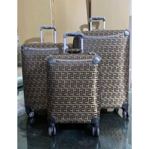 ENSEMBLE DE VALISES DE 3 PIÈCES DE LUXE AVEC POIGNÉE ET 4 ROUES