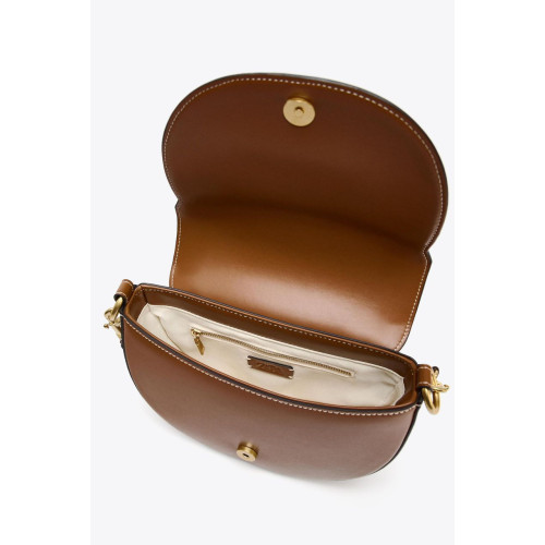 SACOCHE À BANDOULIÈRE ZARA 24CM - MARRON
