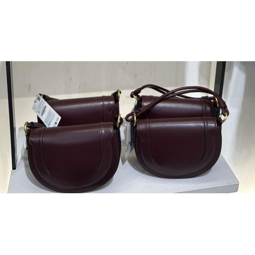 SACOCHE À BANDOULIÈRE ZARA 24CM - ROUGE FONCÉ