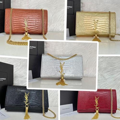 Sacoche en bandoulière en chaîne IVES SAINT LAURENT