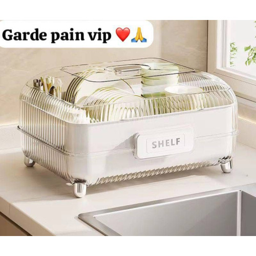 Garde Pain en Plastique