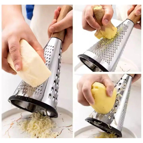 GRATTOIR MANUEL MULTIFONCTIONNEL EN INOX