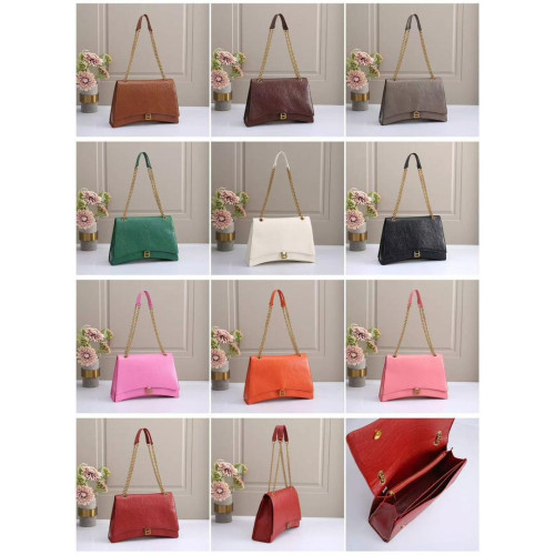 SACOCHE À BANDOULIÈRE DOUBLE CHAÎNE MARQUE BURBERRY - 35CM