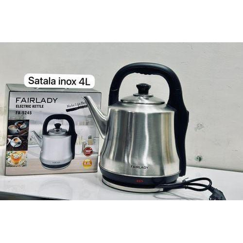 Bouilloire Électrique 4Litres, Thermostat En Acier Inox,Théière À Arrêt Automatique Marque FAIRLADY