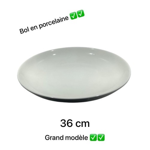 Plateau en porcelaine - 36CM