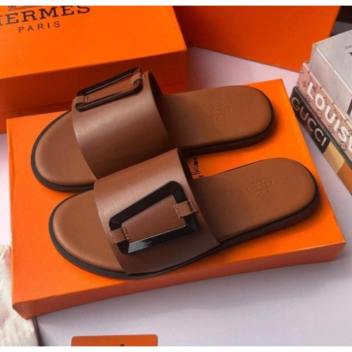 Sandale Homme En Semilicuir HERMÉS Pointure 41 --- 46