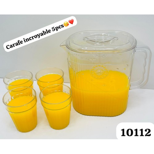 Ensemble carafe 5pièces