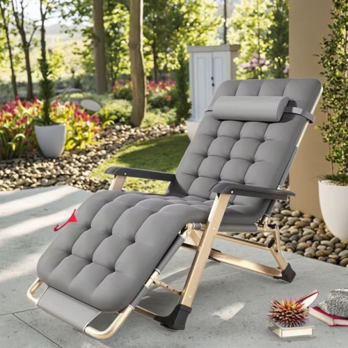 Fauteuil relax inclinable avec un repose-pied et d'un appuie-tête remboursée