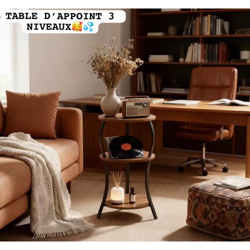 Table d'appoint 3niveaux