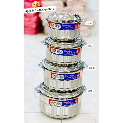 SET DE 3 BOLS 24HEURES INOX 1000/2000/3000/5000 LITRES