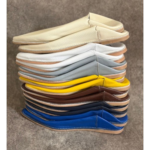 Babouche en semilicuir pointure 41-46