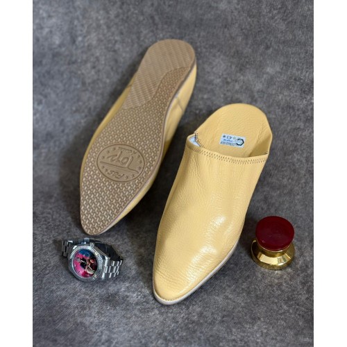 Babouche en semilicuir pointure 41-46