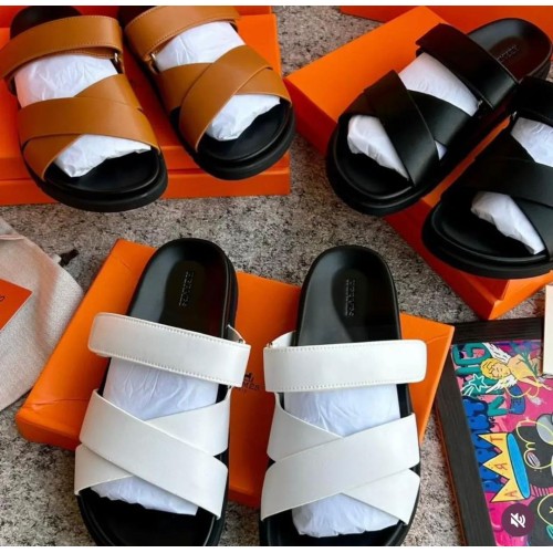 SANDALE HERMÉS CROISÉ POINTURE 40 --- 45