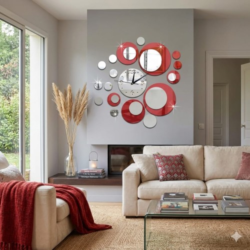 HORLOGE DÉCORATIVE MURALE 3D
