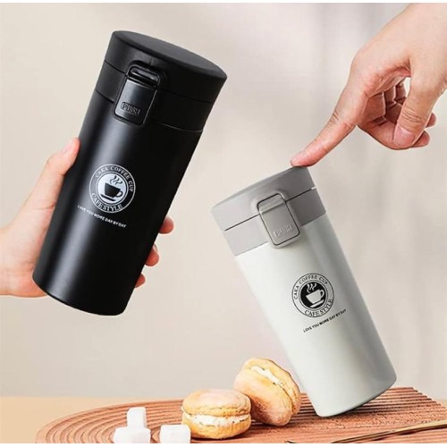 Mini Thermos À Café Portable En Acier Inoxydable - 400ml