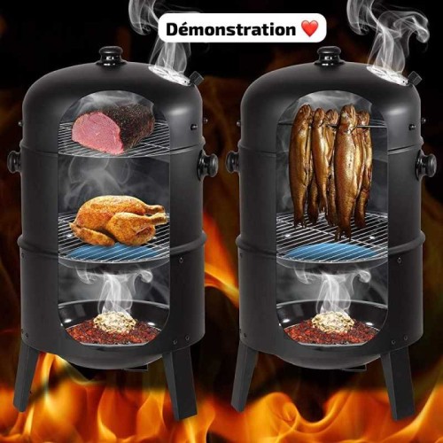 Barbecue à Charbon - Noir grill