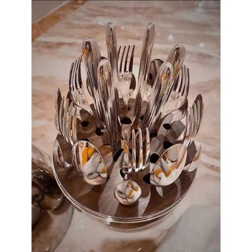 Ensemble cuillère 24 Pièces - Argenté